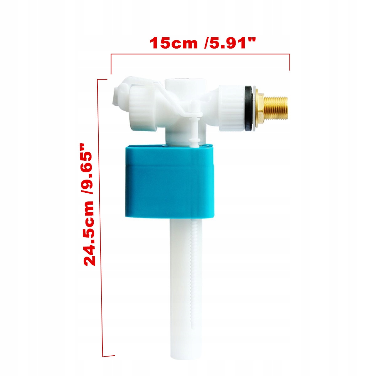 Sprchová tyč - G3/8 "G1/2" Vstupný vstupný ventil WC predpisy