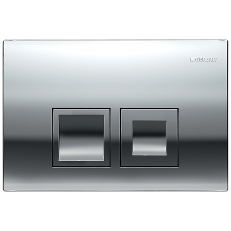 Splachovacie WC tlačítko -  Geberit Duofix Basic Up100 Delta Button 50 Chrome