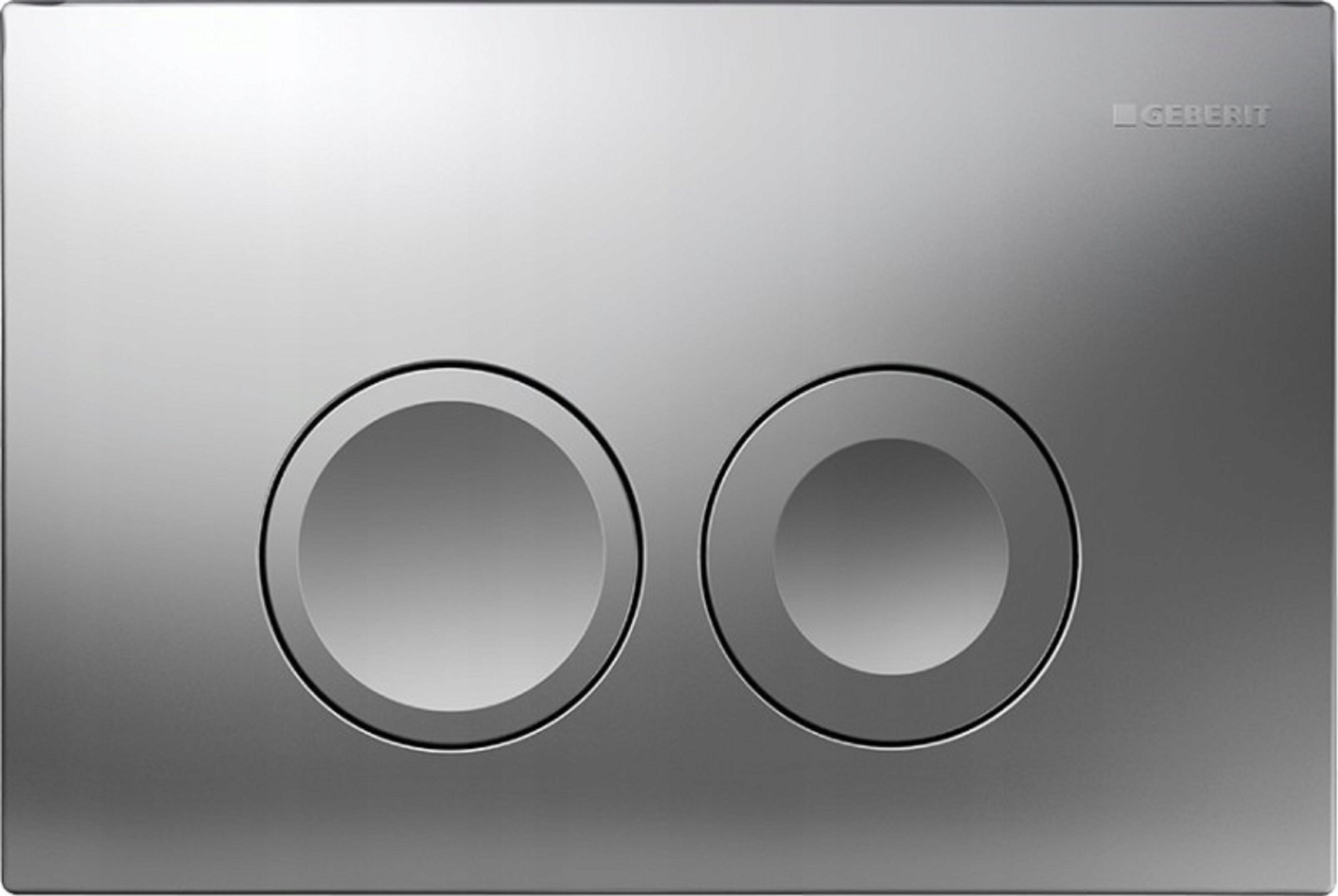 Splachovacie WC tlačítko -  GEBERIT DELTA 21 Chrome MAT UP100 DUOFIX BASIC