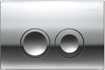 GEBERIT BUTTON DELTA 21 BASIC CHROM Duofix UP100