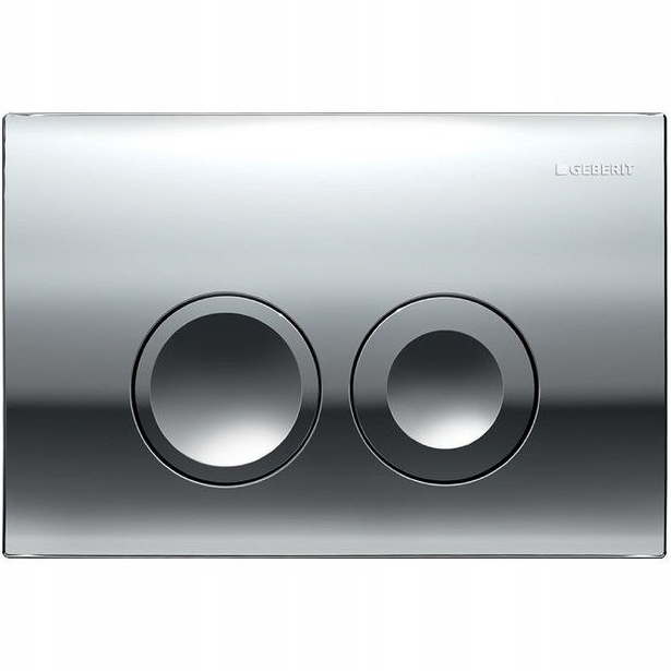 Splachovacie WC tlačítko - WC Flush Plate Qixer WC Striebro