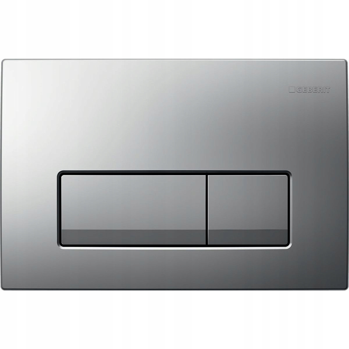 Splachovacie WC tlačítko -  Geberit Delta51 Chrome Matte Basic Up100 tlačidlo