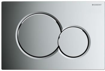 Splachovacie WC tlačítko -  Geberit Sigma 01 Button Chrome Duofix Up320