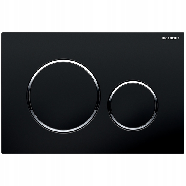 GEBERIT SIGMA Tlačidlo 20 black / chromine Bl.