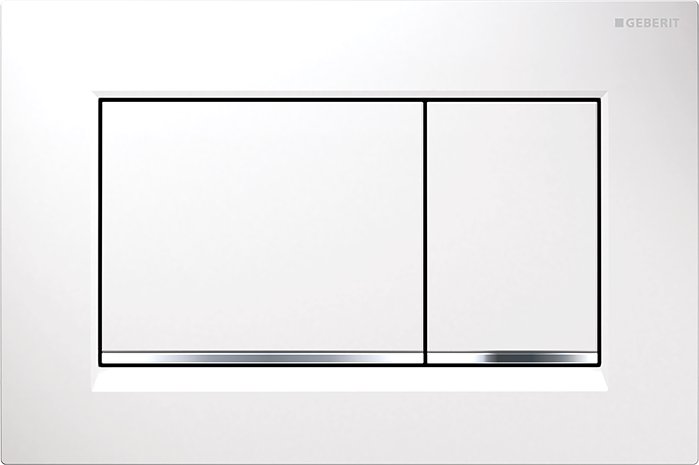 GEBERIT SIGMA 30 BUTTON WHITE / CHROM 115.883.KJ.1