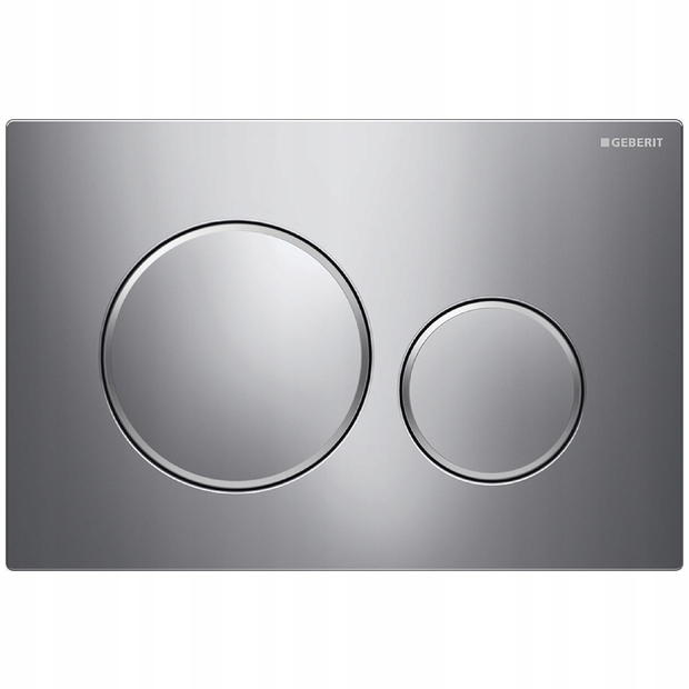 Splachovacie WC tlačítko -  Geberit Sigma 20 Start Button, Chrome