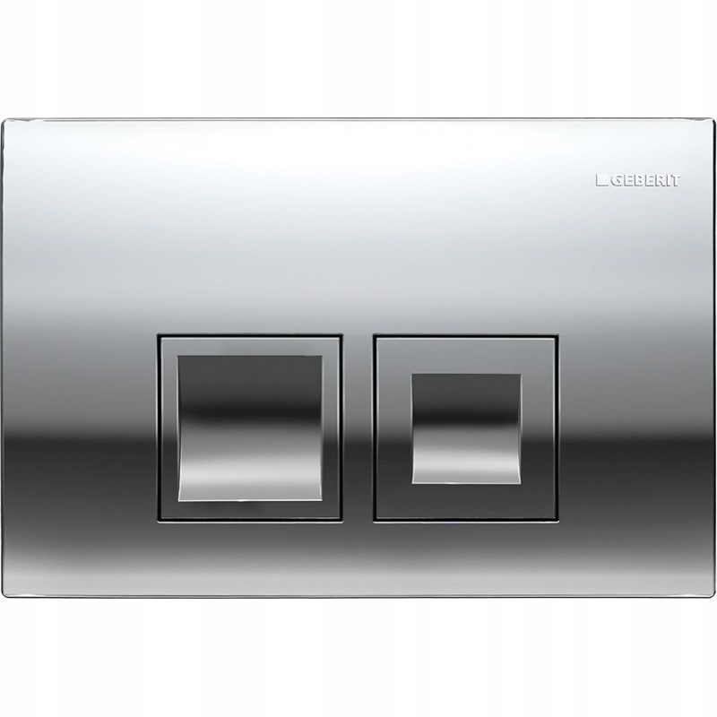 Geberit Delta 50 Chrome na tlačidle UP100 DUOFIX