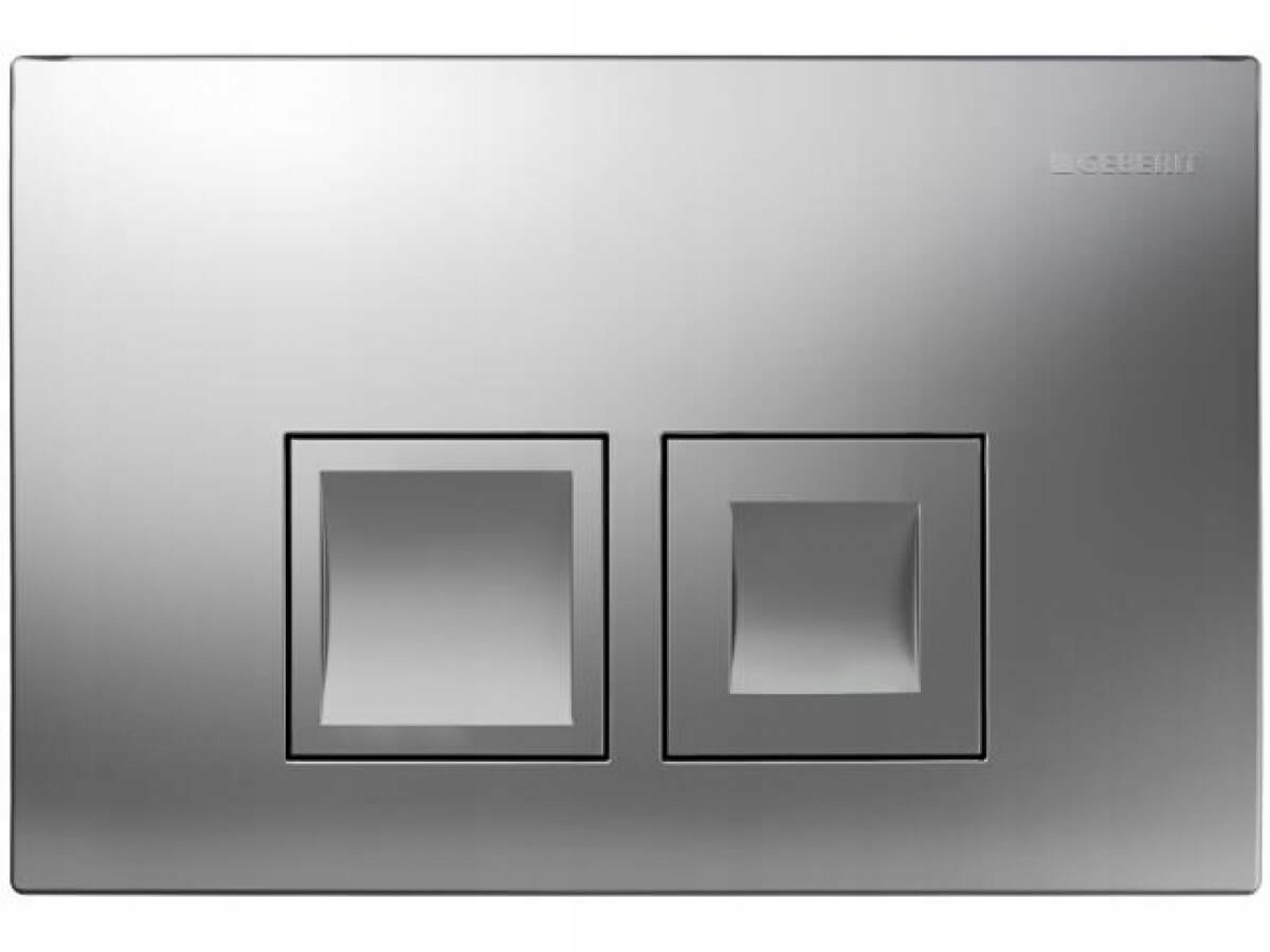 Splachovacie WC tlačítko -  Geberit WC Delta 50 Chrome MAT UP100 tlačidlo
