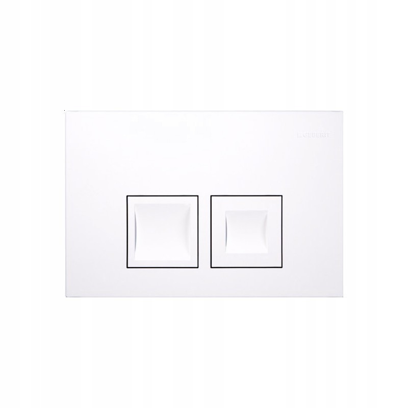 Splachovacie WC tlačítko - GEBERIT WC Delta50 Biały UP100 BASIC BLACK