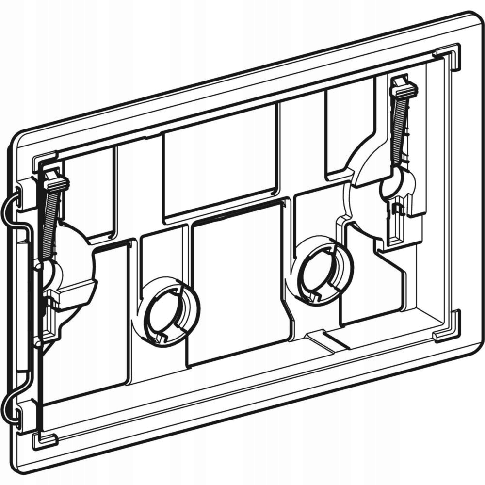 Splachovacie WC tlačítko -  Kirchhoff 98807330 Chrome Sink Cap