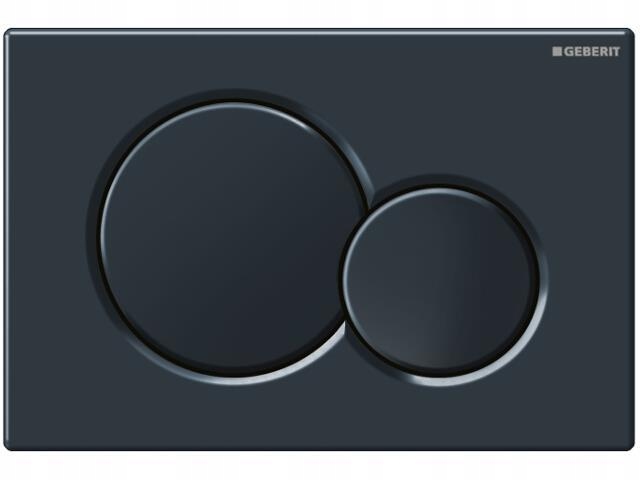Splachovacie WC tlačítko -  Geberit Sigma01 WC Black Button 115770dw5 Doooo