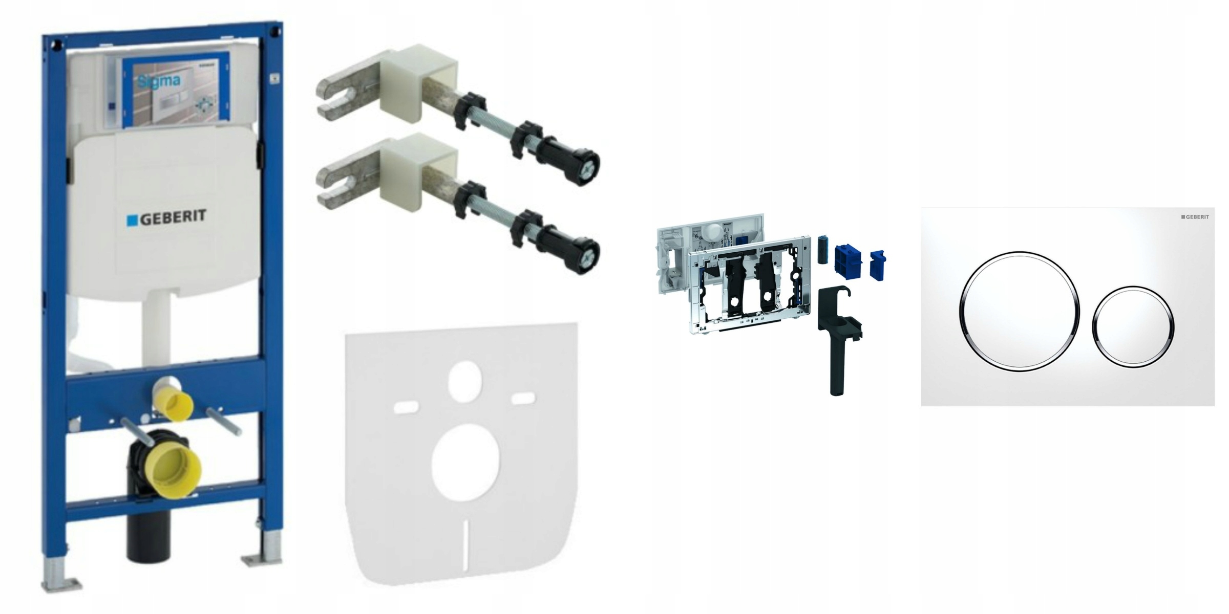 FRAME GEBERIT Duofix UP320 SIGMA 20 biely matný