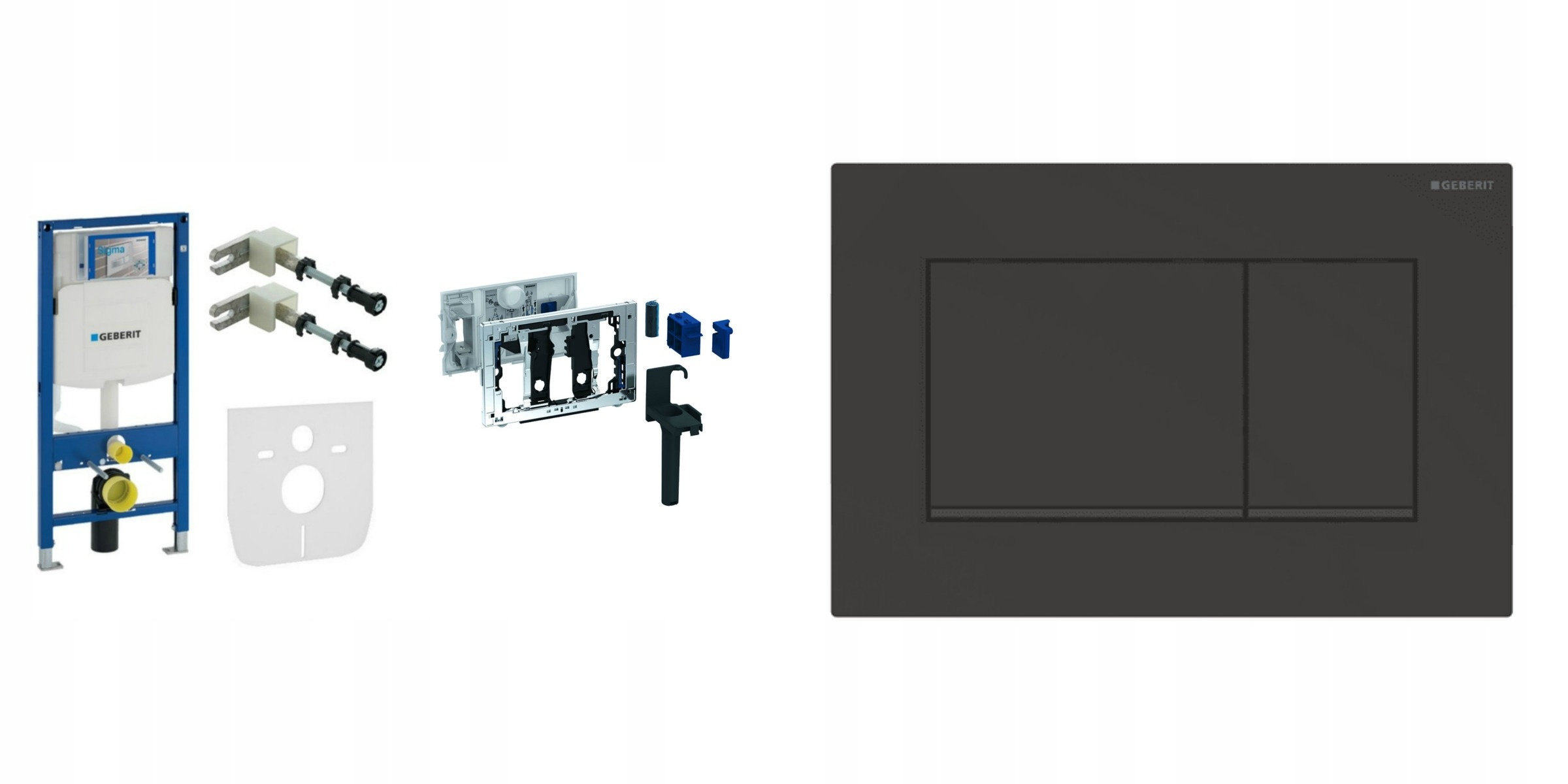 FRAME GEBERIT Duofix UP320 SIGMA30 matná čierna