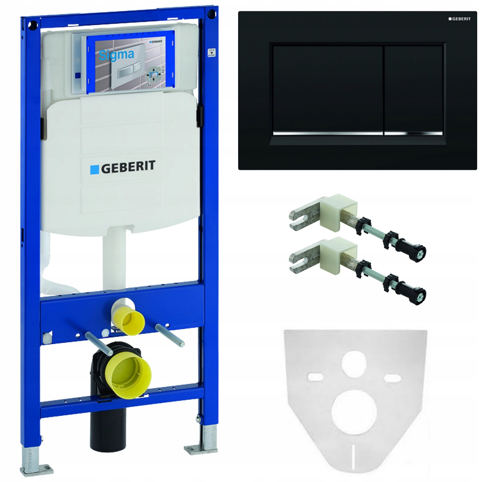 GEBERIT FRAME WC Sigma 30 matná čierna