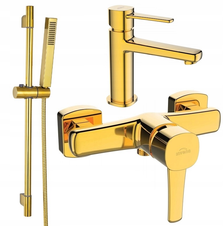 Glamour Spray faucet. Zlatý sprejový súprava