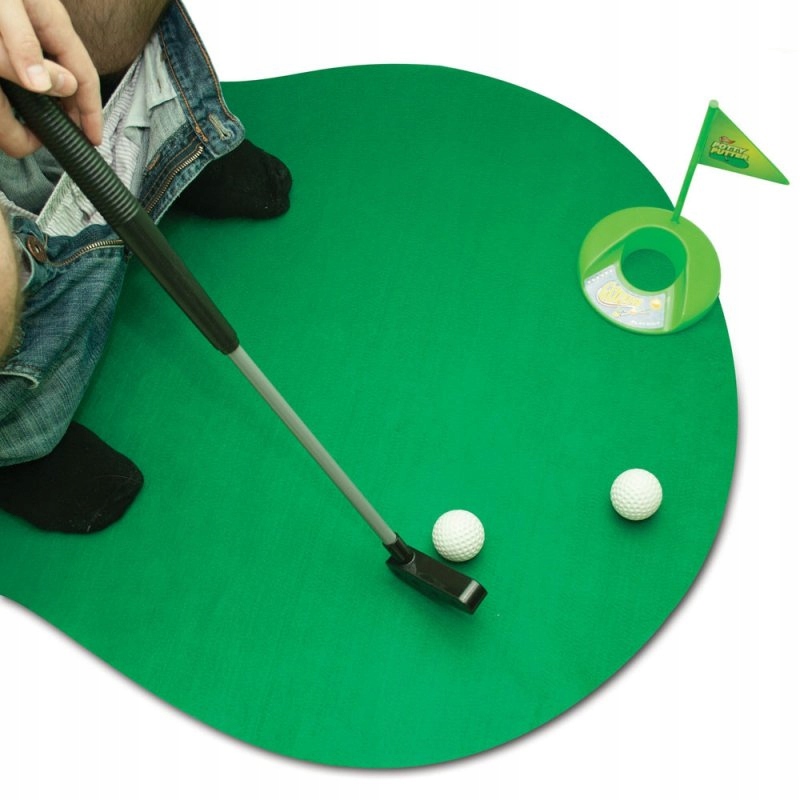Kúpelňová predložka - Toaletný golf pre golfistovú darčekovú toaletu