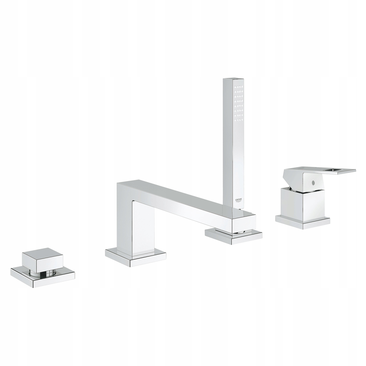 Vaňová batéria - GROHE EUROCUBE 19897001 4-Hole