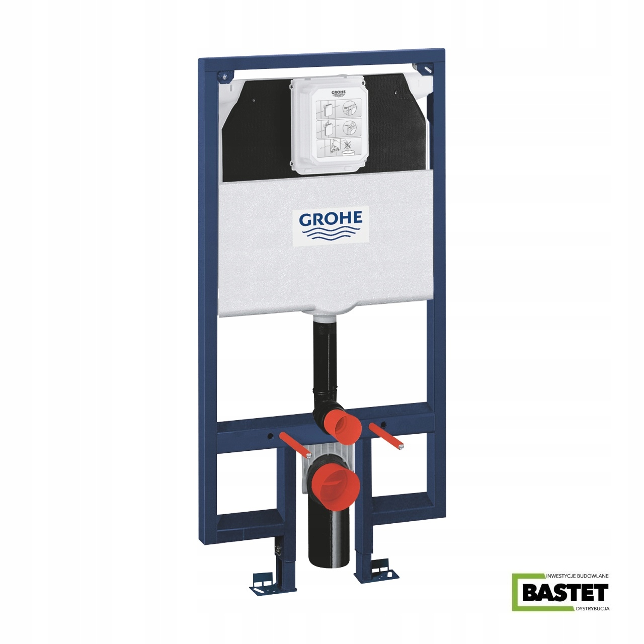 Podomietkový WC modul -  GROHE FRESH FRAME + miska bez misky, doska, gombík