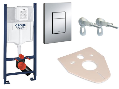 Podomietkový WC modul -  Grohe Rapid Slum na rohož WC 4in1 Skate Mat