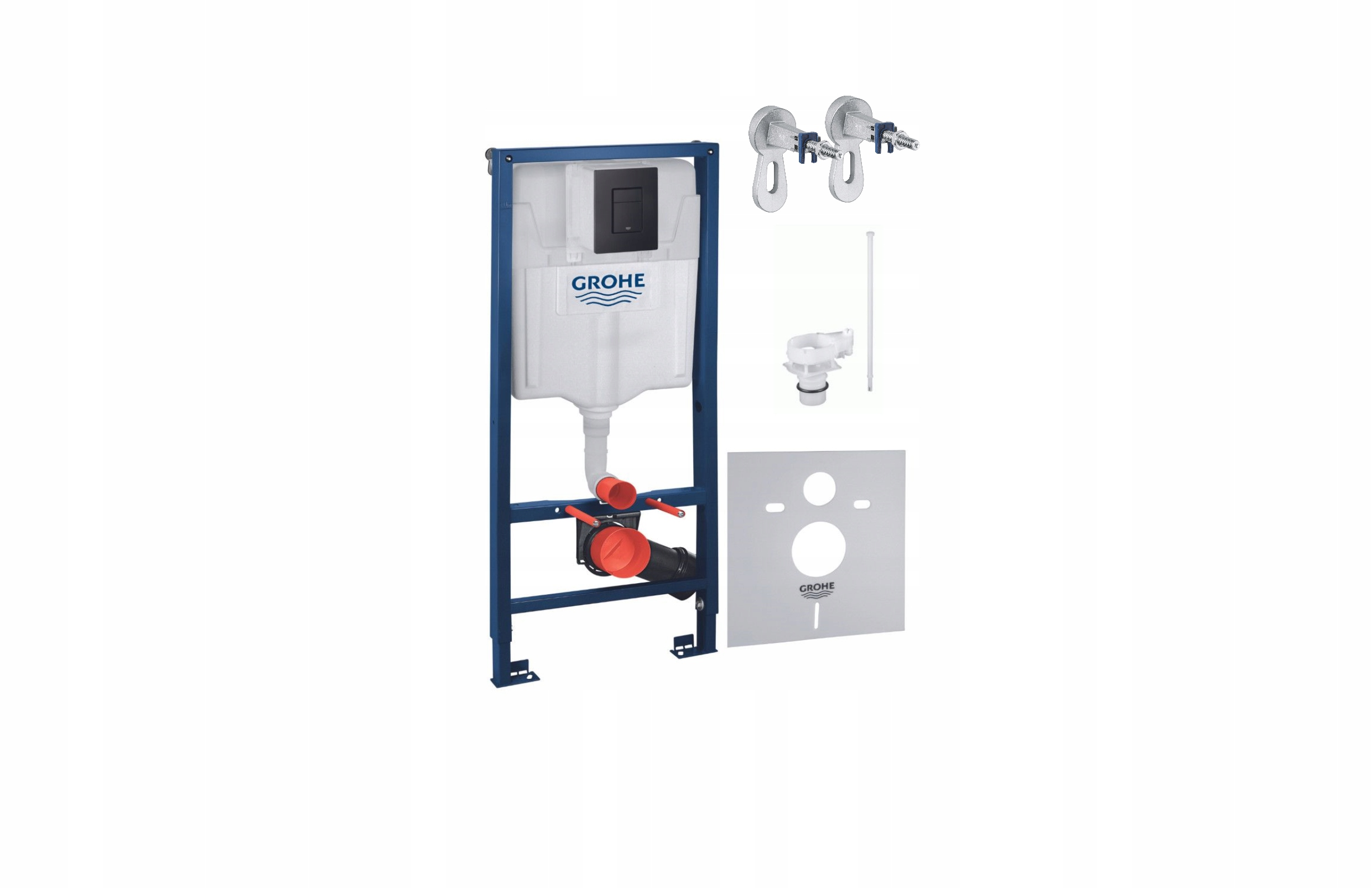 Podomietkový WC modul -  Grohe skrytý rám+ gombík+ mat+ zátvorky