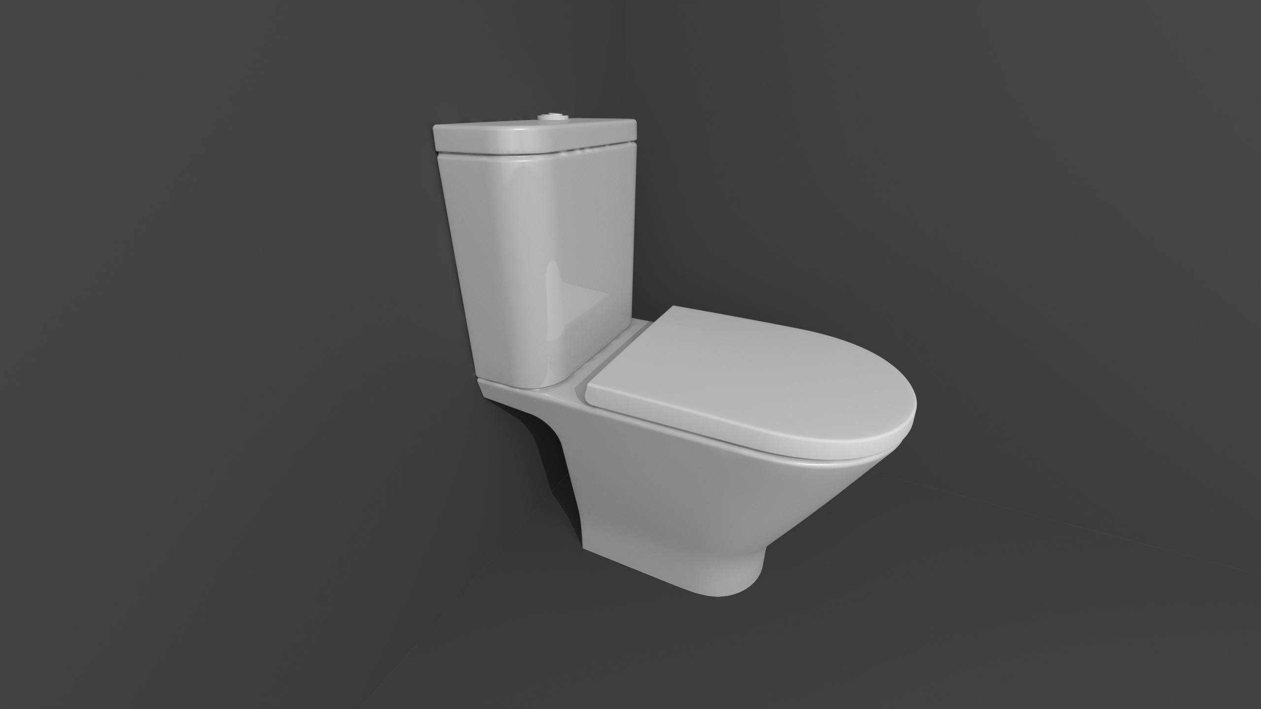 WC misa - Toaletná misa visiaci s bezplatnou doskou