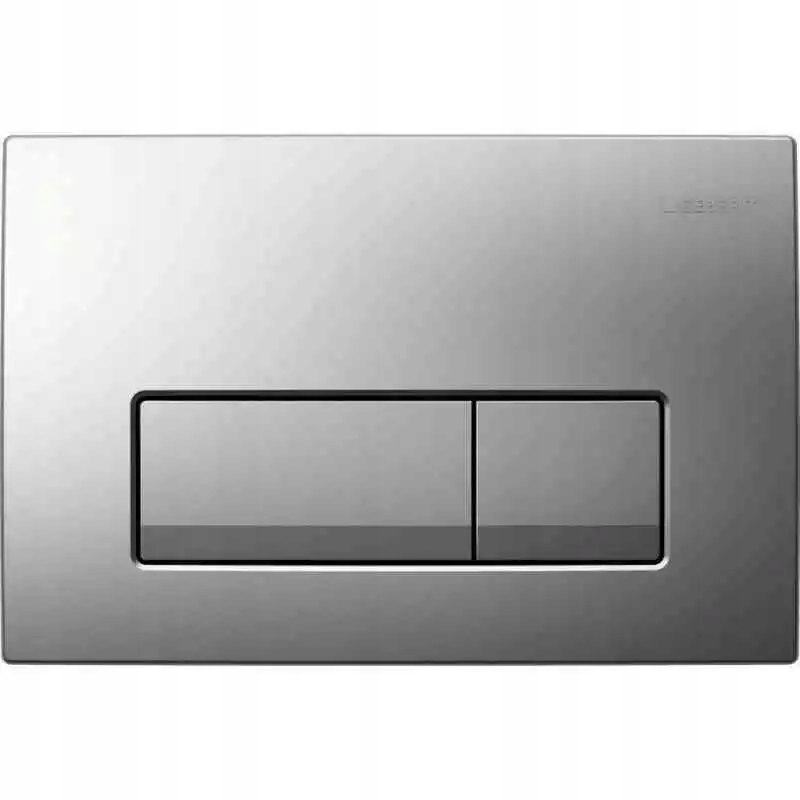 Splachovacie WC tlačítko -  Geberit Delta51 Chrome Flushing Button svieti