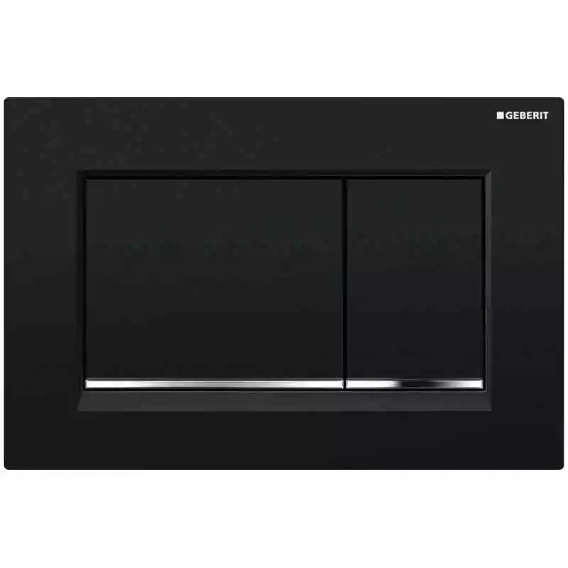 Splachovacie WC tlačítko - Geberit Sigma30 Rinsing Button Black 115.883