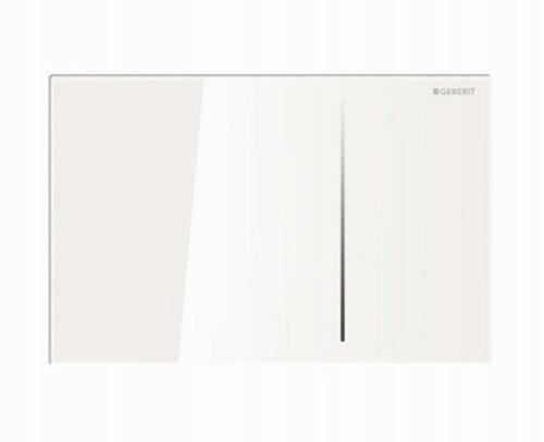 Geberit Sigma70 Tlačidlo WC diaľkové biele sklo