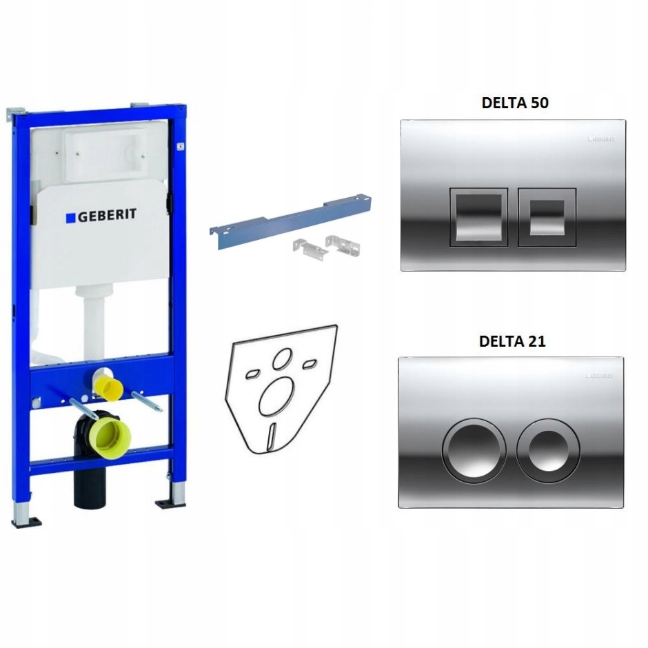 Podomietkový WC modul -  Geberit Set 4in1 Flush -Mounted Frame Doofix H112
