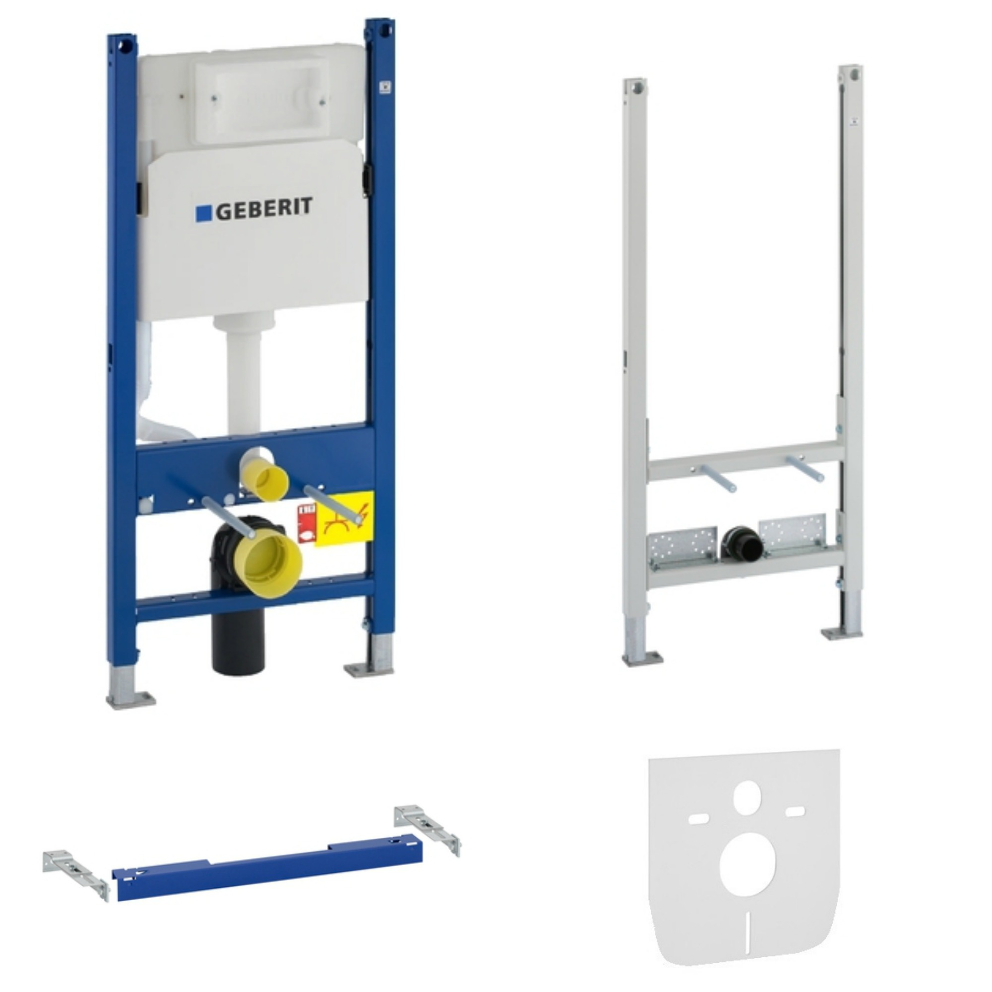 Podomietkový WC modul -  Geberit Set WC a Bidet Frame kompletný