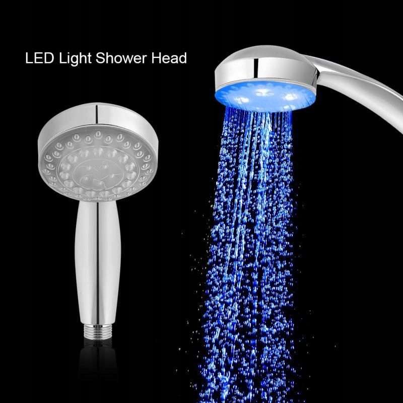 LED sprchová hlava 3 farebná vodná žiara CZ