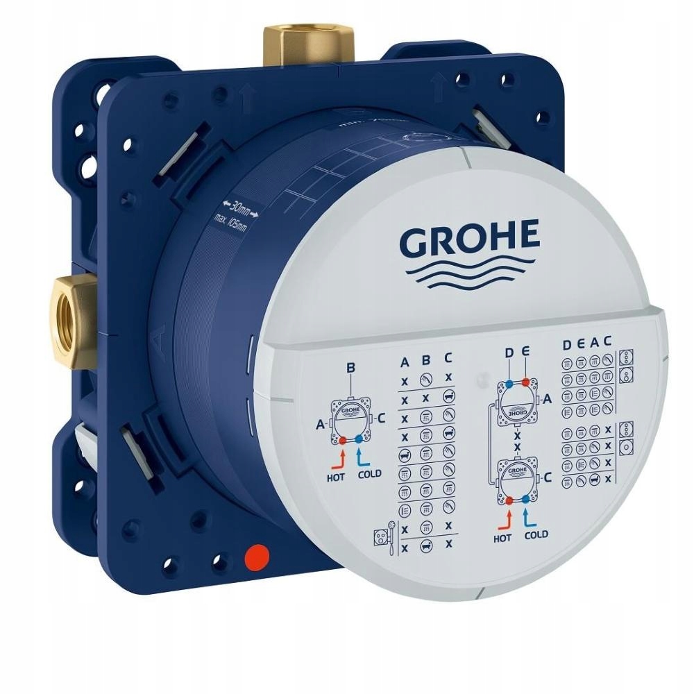Vaňová batéria - Grohe Rapido SmartBox podomietkový prvok univerzálny