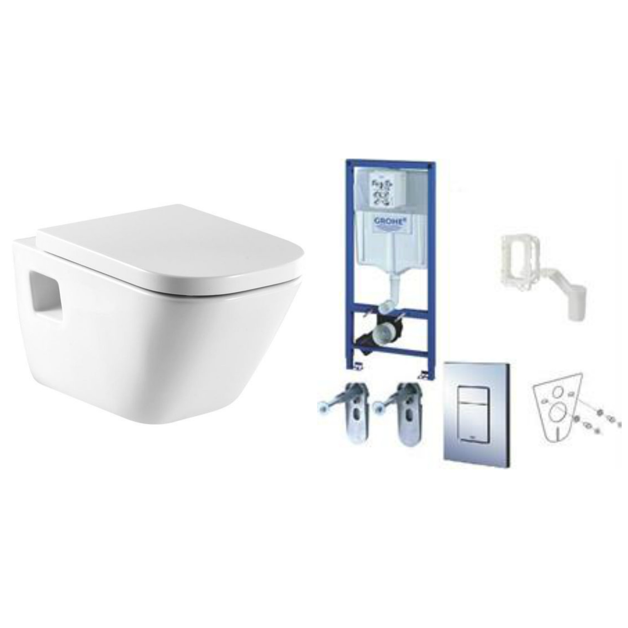 Grohe RAPID rack záchodová misa 5W1 GAP doska W / O