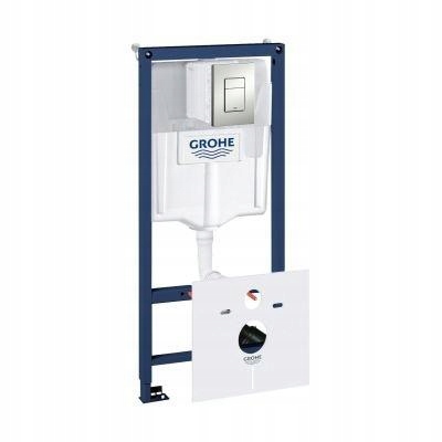 Podomietkový WC modul -  Grohe Rapid SL 5W1 toaletný rámec+chrómové tlačidlo