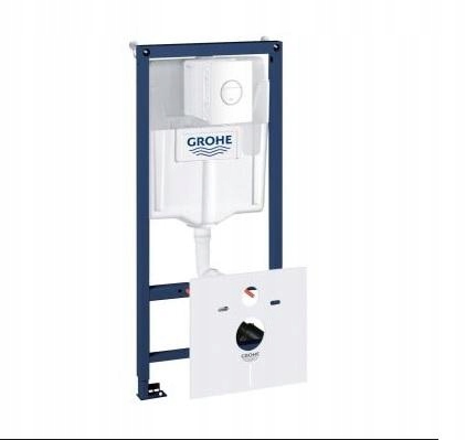 Podomietkový WC modul -  Grohe Rapid SL 5W1 skrytý rám+tlačidlo