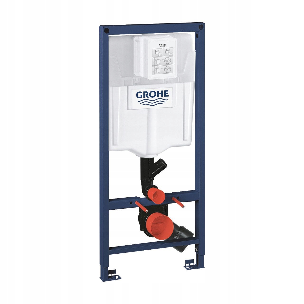 Podomietkový WC modul -  Grohe toaletný rámec, ktorý sa má prepustiť s potrubím