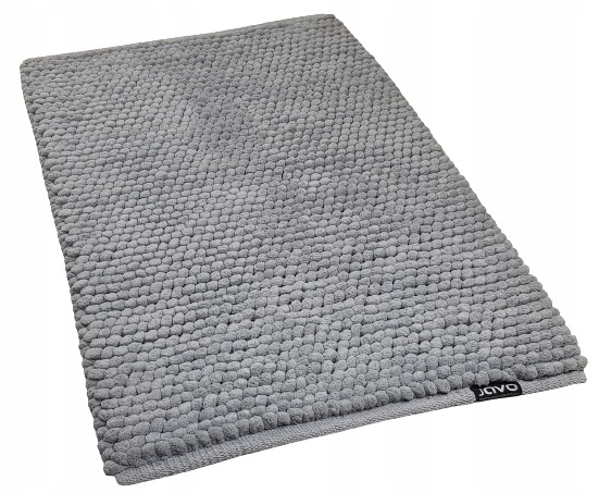 Kúpelňová predložka - Tučný prémiový kúpeľňový koberec 70x120 Popiel