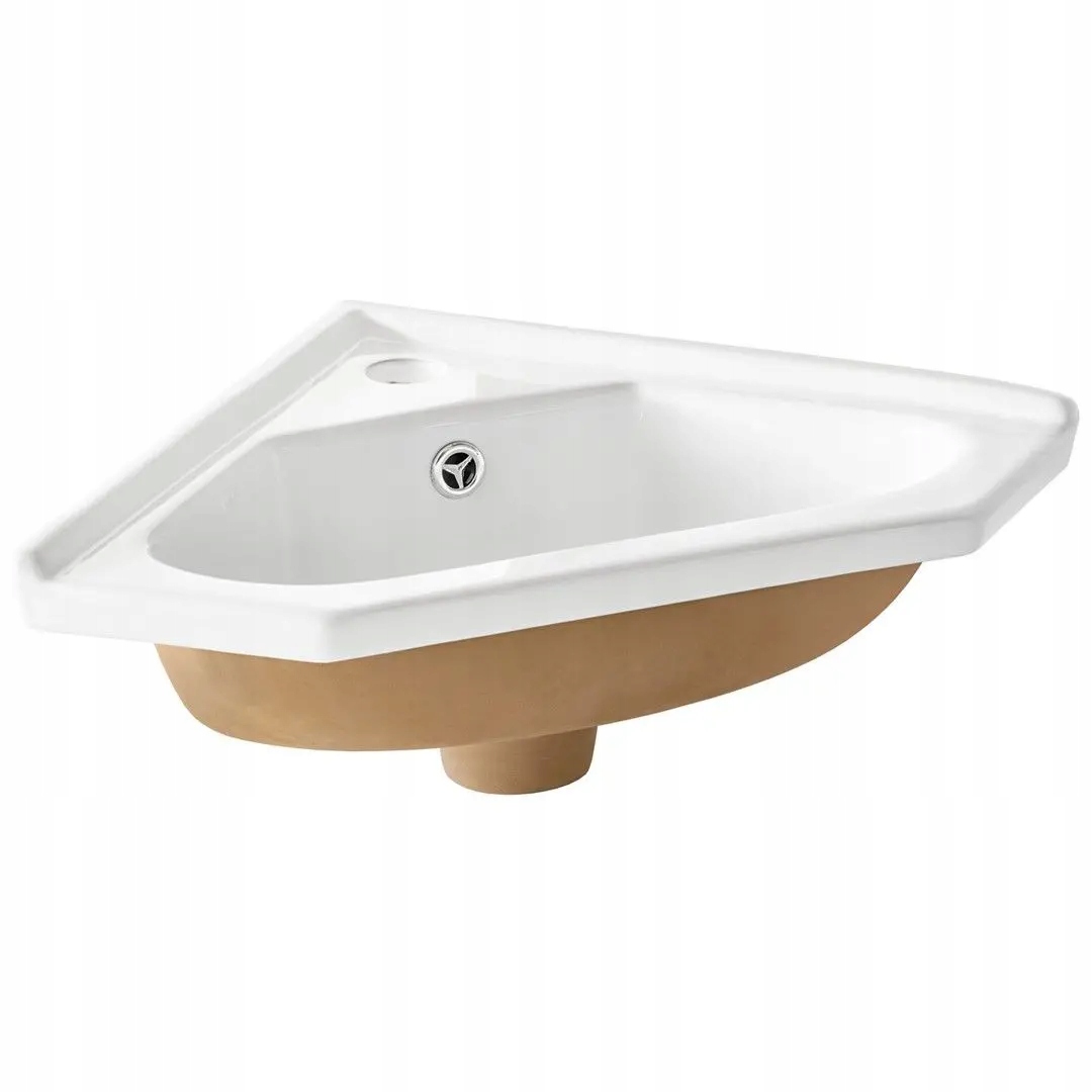 Asymetrické umývadlo -  Hakano rohový washbasin kros 19x58x41 biely