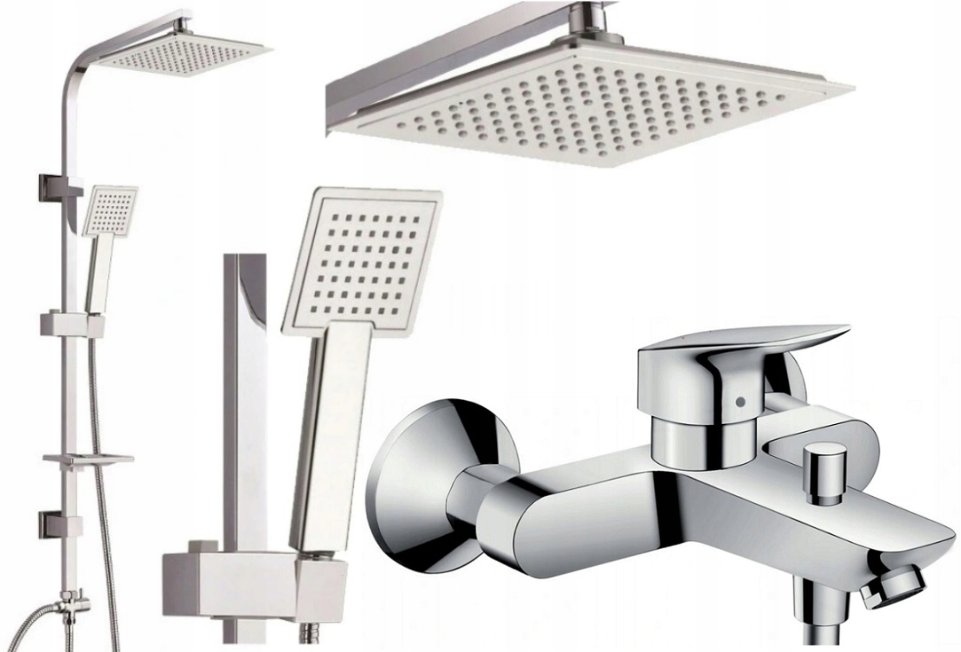 Vaňová batéria - Hansgrohe Logis vaňa batérie dažďová sprcha +