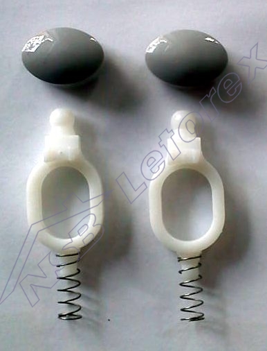 Hansgrohe tlačidlá (šedá) 97408000 - pre batérie