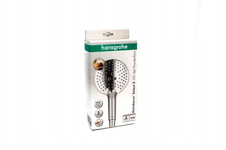 Sprchová hlavica - Hansgrohe Raindance Select S 120 3 Jet Chrome