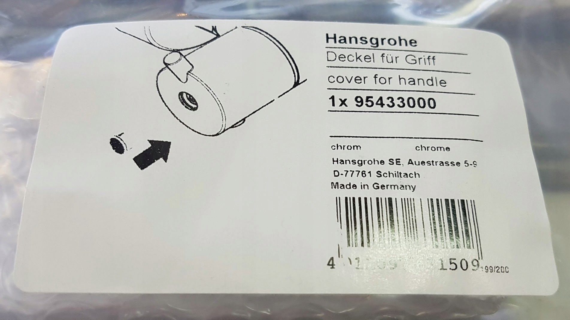 Hansgrohe Plug 95433000 pre netopier.