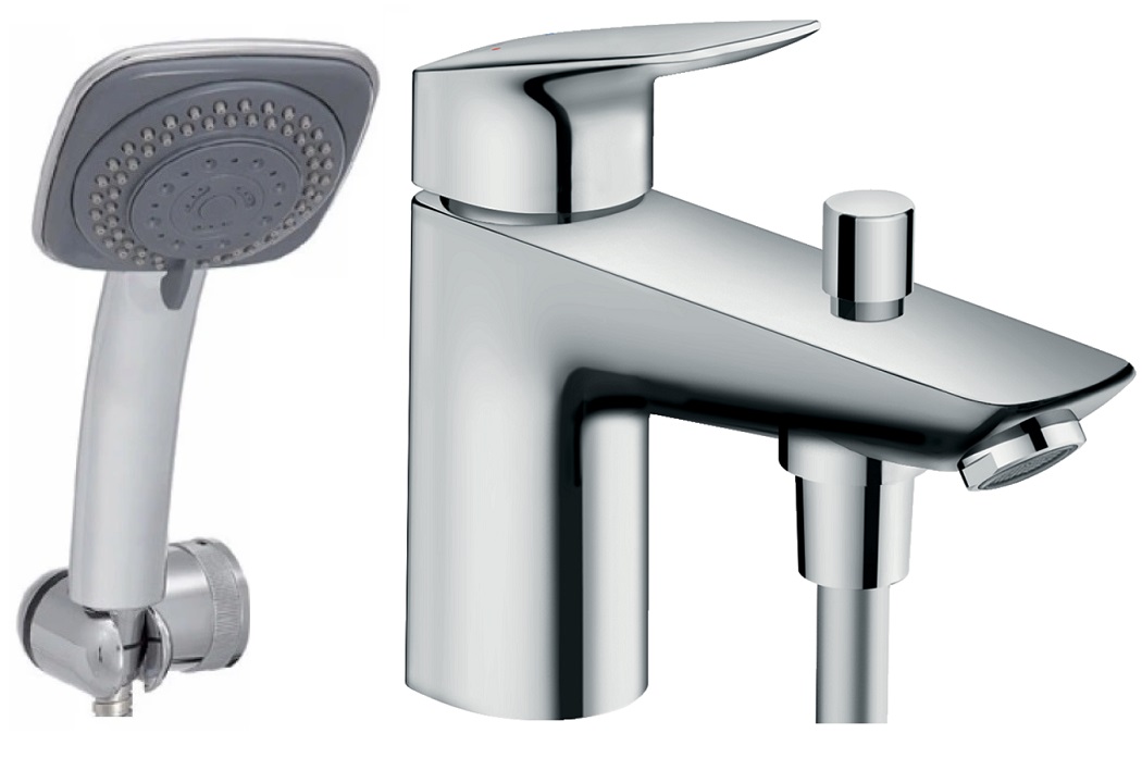 Vaňová batéria - HANSGROHE batérie pre / vaňou 1-hole stojaci + 5F