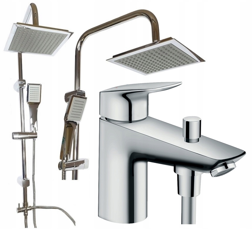 Vaňová batéria - Hansgrohe vaňa batérie + pláštenka set
