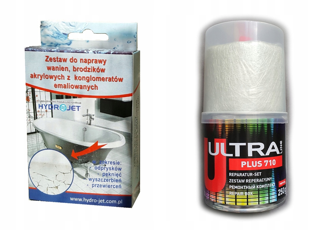 Vaňa - Hydro-Jet Repair Kit Bathchool + Resin SKL Mat