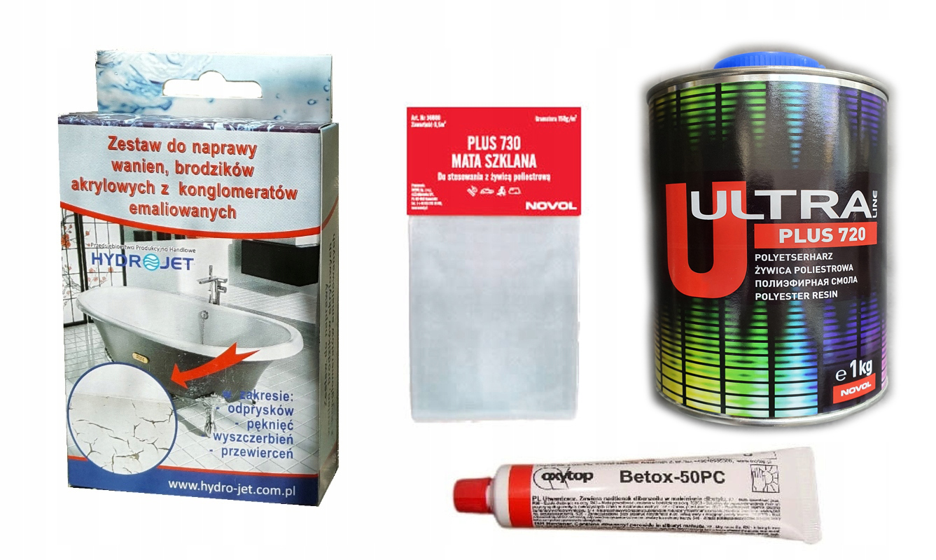 Vaňa - Hydro-Jet Repair Kit Fan + Resin + MATA + UTW