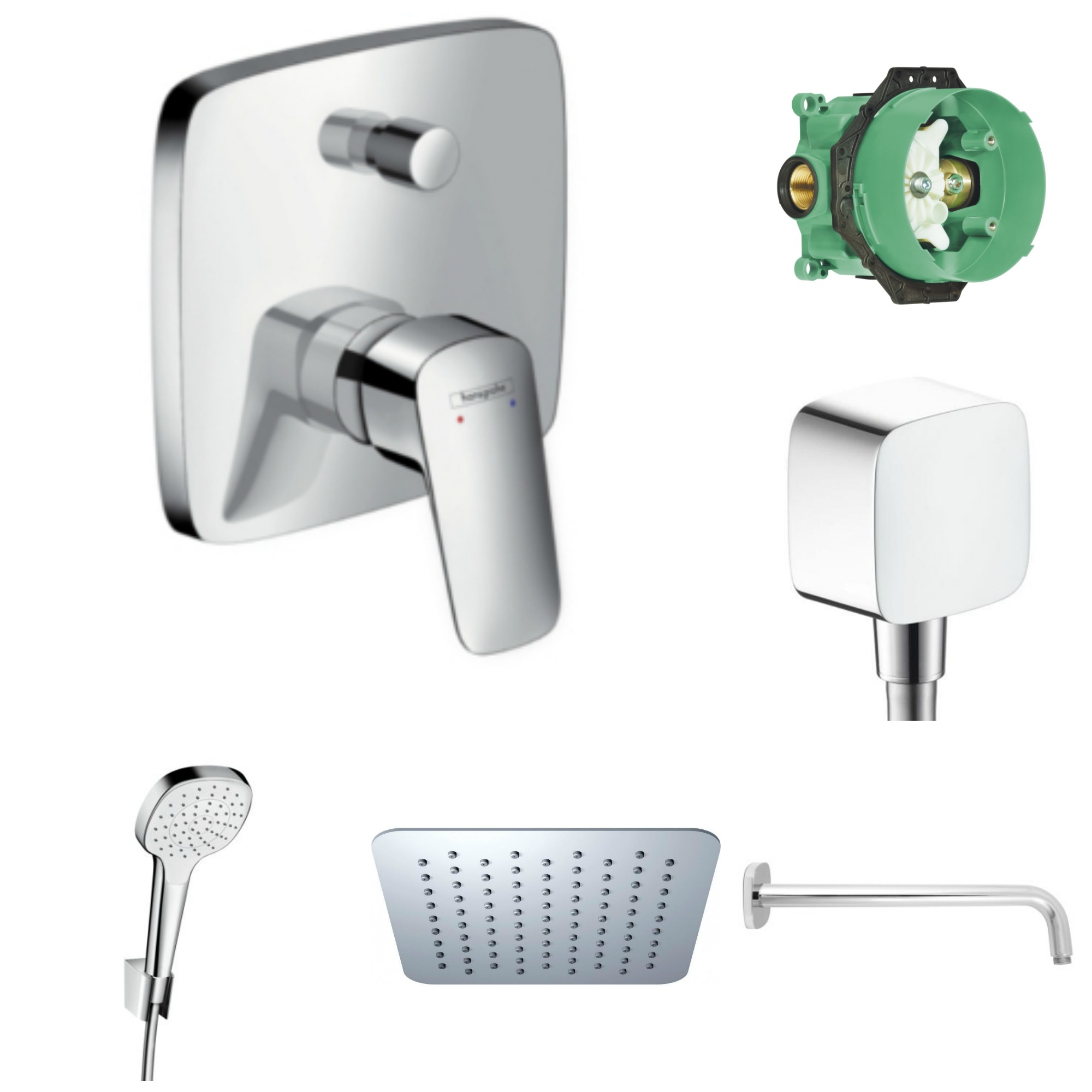 Hansgrohe logis sprchová súprava dažďová voda 25