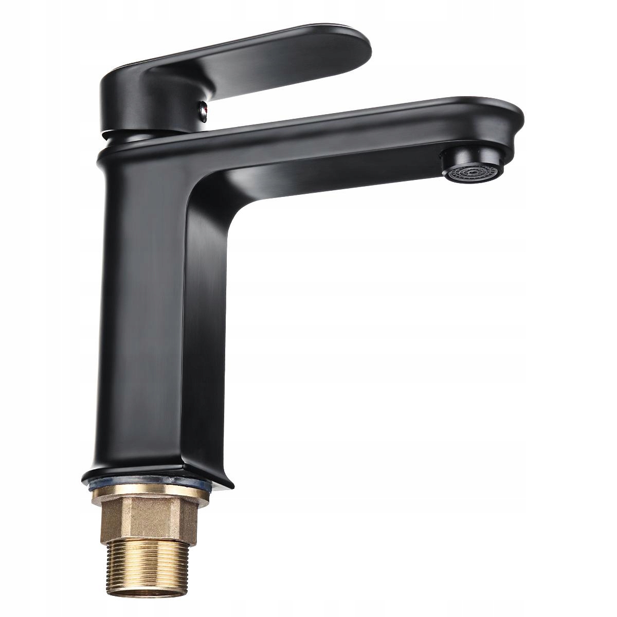Holmark Chrome Black Bathary Sink Tap Single