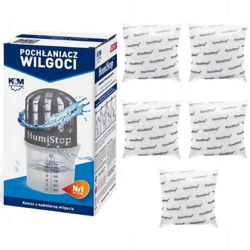 Pohlčovač vlhkosti - Humistop vlhkosť absorbéra AK101 + 5 kaziet