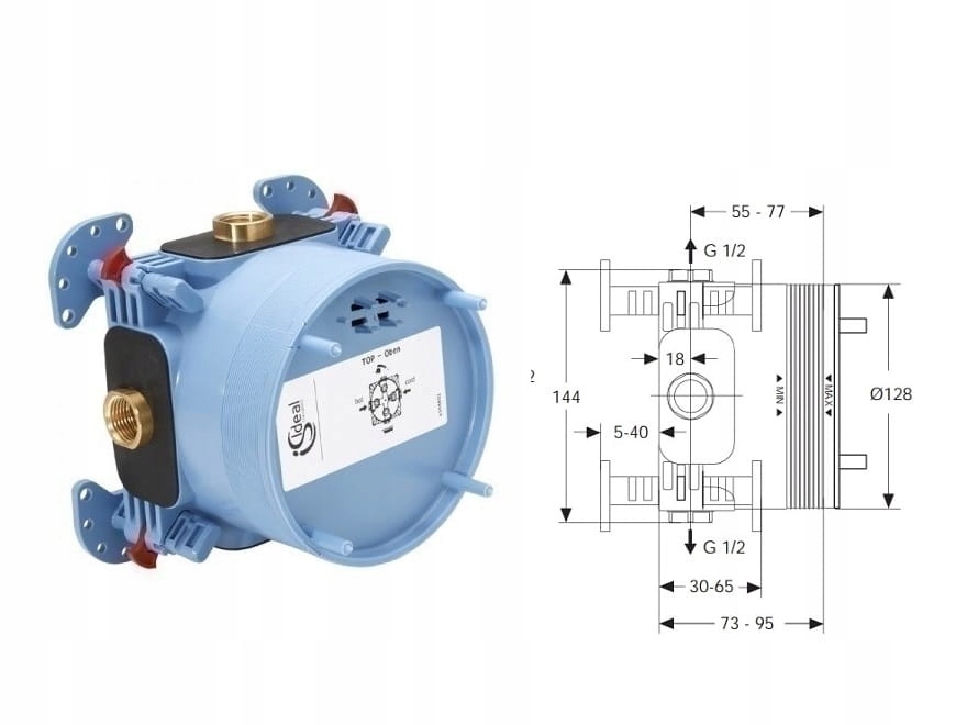 Podomietková batéria - Ideal Standard zmluvné Element 1000 NU